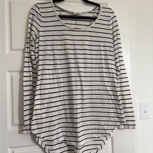 BP Striped Long Sleeve Top
